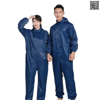 Quần &aacute;o ph&ograve;ng sạch m&agrave;u xanh đen đậm PS16-5604