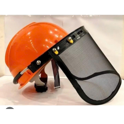 Nón bảo hộ máy cắt cỏ máy cưa có lưới chắn